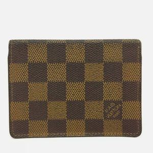 Louis Vuitton, Bags, Louis Vuitton Damier Porte 2 Cartes Vertical Pass  Card Case